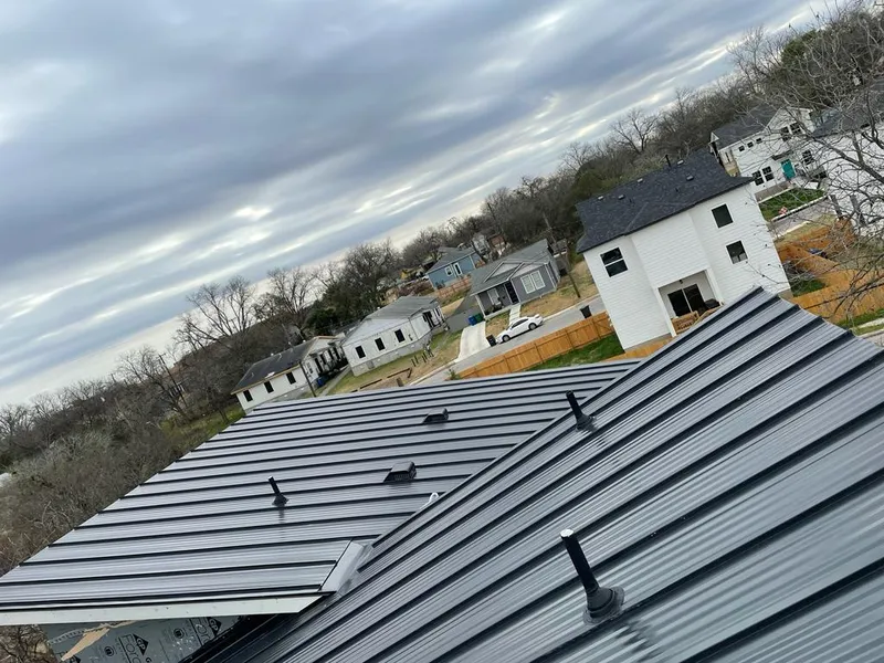 Standing seam metal roof panels with vents for Skylight Repair in Solvay